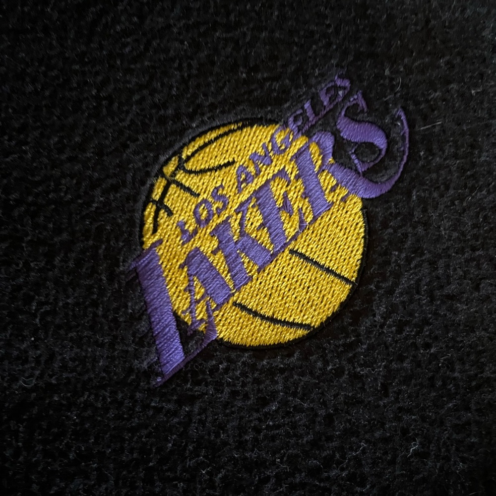 Los Angeles Lakers Black Fleece Blanket